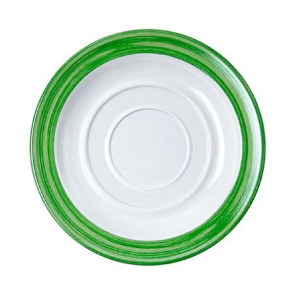 Untertasse, 14cm grün